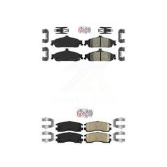 AmeriBRAKES KNF-101472 Disc Brake Pad for 1999-2005 Oldsmobile Alero, Pontiac Grand Am - Front and Rear
