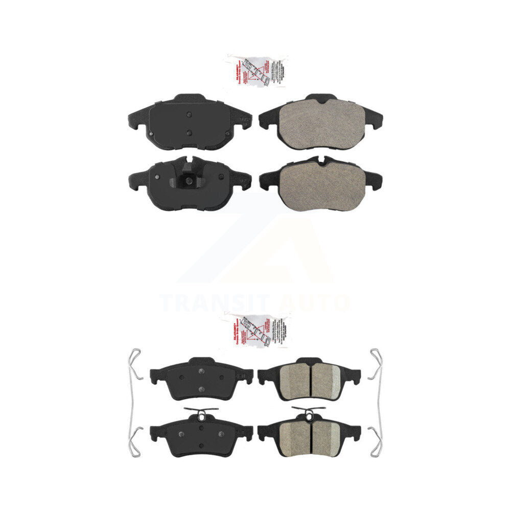 AmeriBRAKES KNF-101475 Disc Brake Pad for 2004-2011 Saab 9-3 - Front and Rear