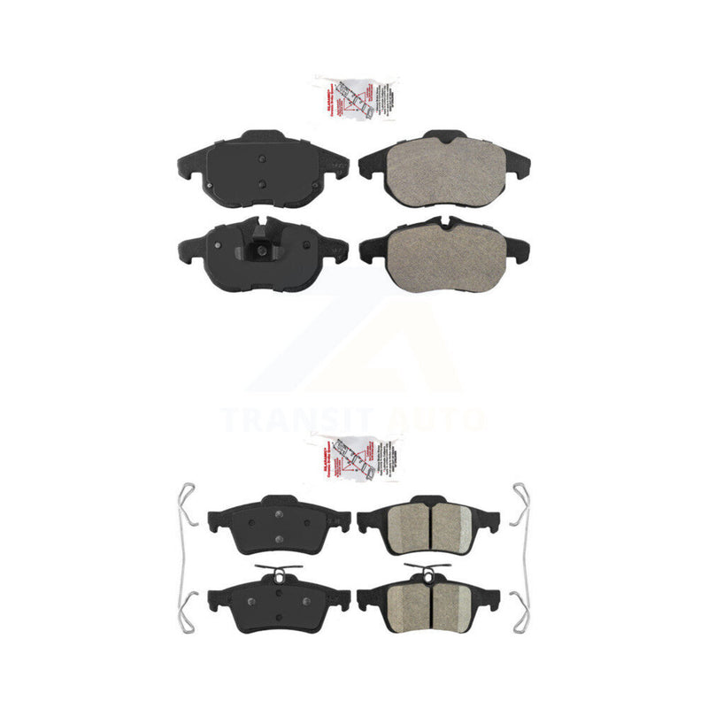 AmeriBRAKES KNF-101475 Disc Brake Pad for 2004-2011 Saab 9-3 - Front and Rear