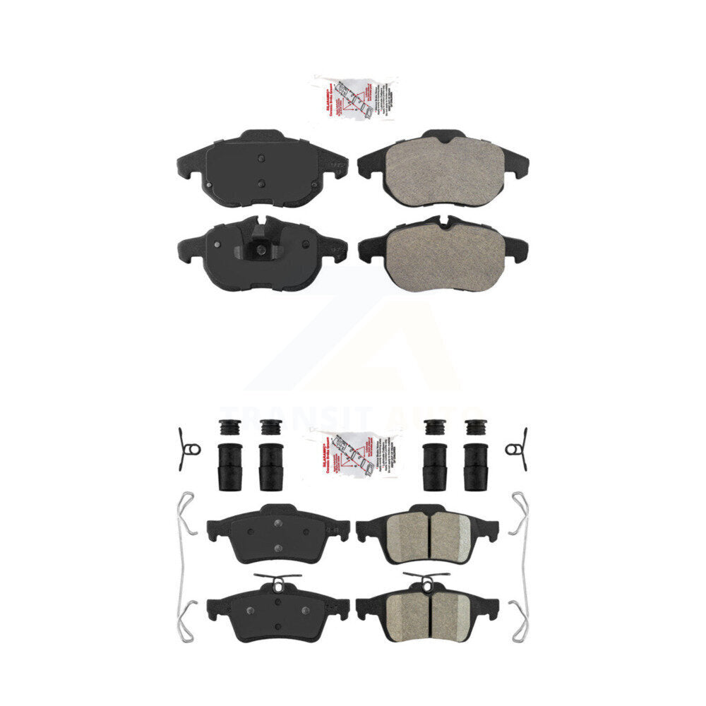 AmeriBRAKES KNF-101476 Disc Brake Pad for 2004-2011 Saab 9-3 - Front and Rear