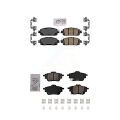 AmeriBRAKES KNF-101479 Disc Brake Pad for 2020-2023 Nissan Sentra - Front and Rear
