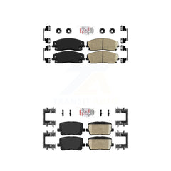 AmeriBRAKES KNF-101480 Disc Brake Pad for 2014-2018 Dodge Charger - Front and Rear