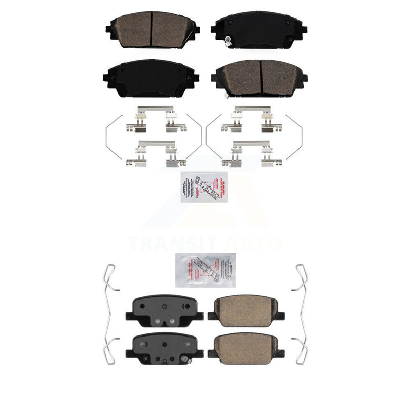 AmeriBRAKES KNF-101494 Disc Brake Pad for 2020-2023 Mazda CX-30 - Front and Rear