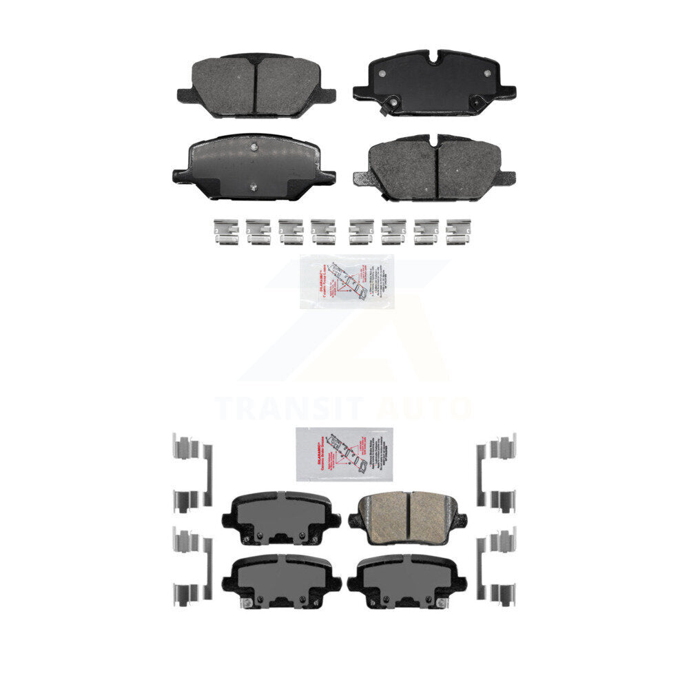 AmeriBRAKES KNF-101497 Disc Brake Pad for 2020-2023 Buick Envision, Cadillac XT4 - Front and Rear