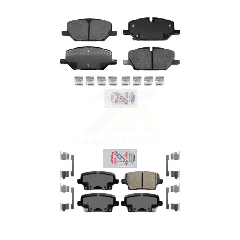 AmeriBRAKES KNF-101497 Disc Brake Pad for 2020-2023 Buick Envision, Cadillac XT4 - Front and Rear