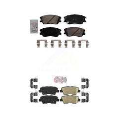 AmeriBRAKES KNF-101498 Disc Brake Pad for 2017-2023 Kia Soul EV, Kia Soul - Front and Rear