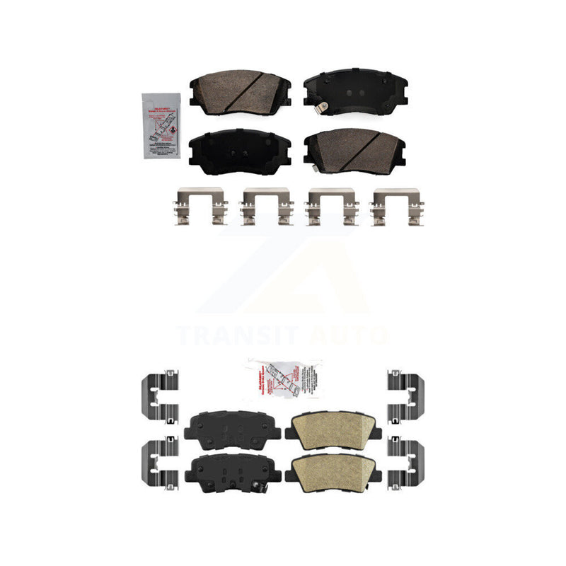 AmeriBRAKES KNF-101498 Disc Brake Pad for 2017-2023 Kia Soul EV, Kia Soul - Front and Rear