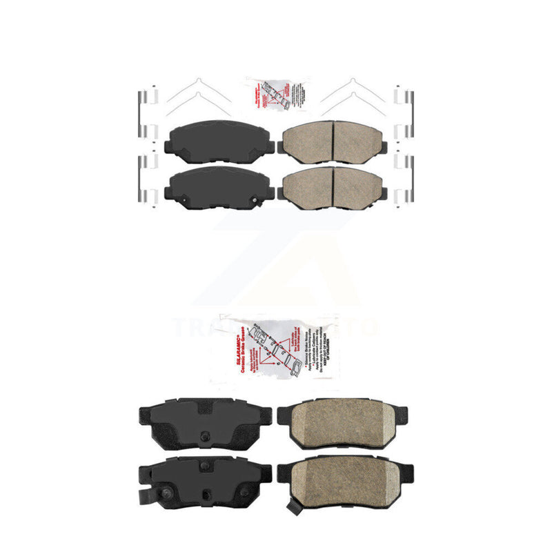 AmeriBRAKES KNF-101510 Disc Brake Pad for 2013-2014 Honda Fit - Front and Rear