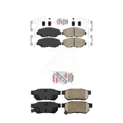 AmeriBRAKES KNF-101511 Disc Brake Pad for 2013-2014 Honda Fit - Front and Rear