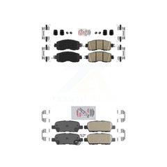 AmeriBRAKES KNF-101519 Disc Brake Pad for 2013-2023 Nissan Altima, Nissan LEAF - Front and Rear