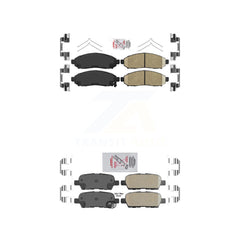 AmeriBRAKES KNF-101521 Disc Brake Pad for 2011-2015 Nissan LEAF - Front and Rear