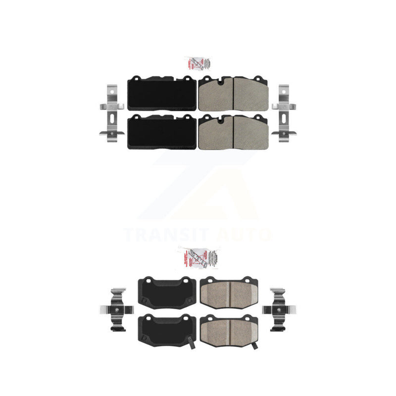 AmeriBRAKES KNF-101533 Disc Brake Pad for 2019 Chevrolet Corvette - Front and Rear