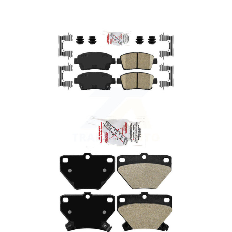 AmeriBRAKES KNF-101536 Disc Brake Pad for 2000 Toyota Celica - Front and Rear