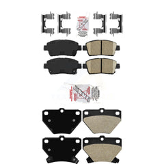 AmeriBRAKES KNF-101537 Disc Brake Pad for 2000 Toyota Celica - Front and Rear