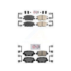 AmeriBRAKES KNF-101541 Disc Brake Pad for 2018-2020 Buick Regal Sportback - Front and Rear