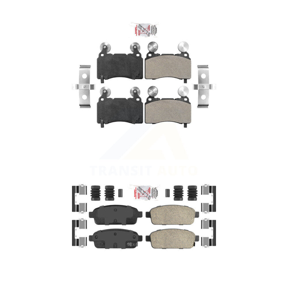 AmeriBRAKES KNF-101545 Disc Brake Pad for 2015-2016 Cadillac ELR - Front and Rear