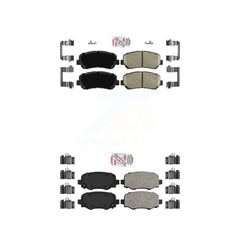 AmeriBRAKES KNF-101547 Disc Brake Pad for 2015-2017 Chrysler 200 - Front and Rear