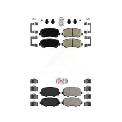 AmeriBRAKES KNF-101549 Disc Brake Pad for 2015-2017 Chrysler 200 - Front and Rear