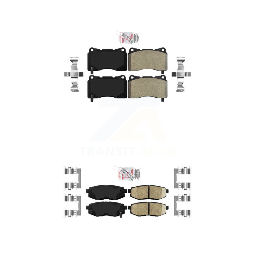 AmeriBRAKES KNF-101553 Disc Brake Pad for 2017 Subaru BRZ - Front and Rear