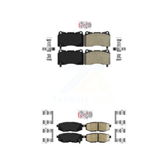 AmeriBRAKES KNF-101553 Disc Brake Pad for 2017 Subaru BRZ - Front and Rear
