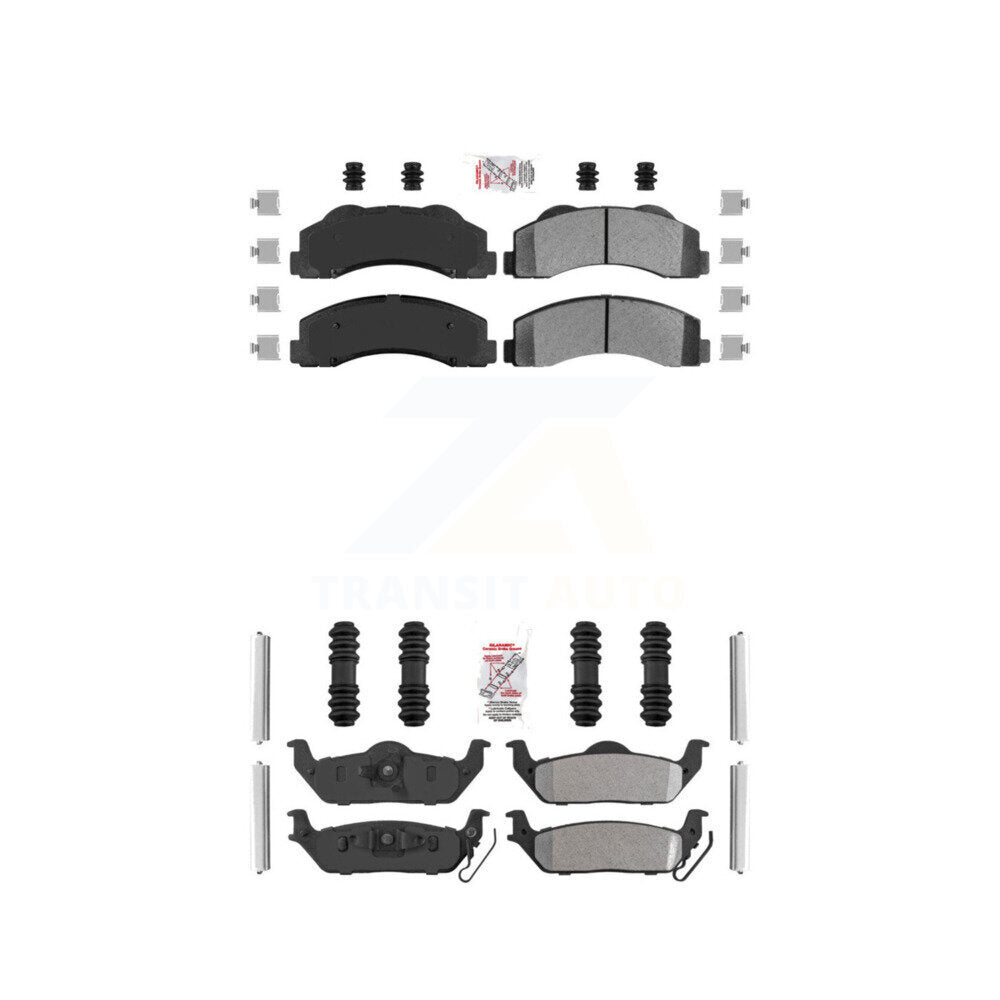 AmeriBRAKES KNF-101561 Disc Brake Pad for 2010-2011 Ford F-150 - Front and Rear