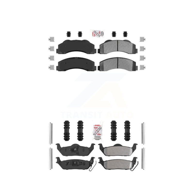 AmeriBRAKES KNF-101561 Disc Brake Pad for 2010-2011 Ford F-150 - Front and Rear