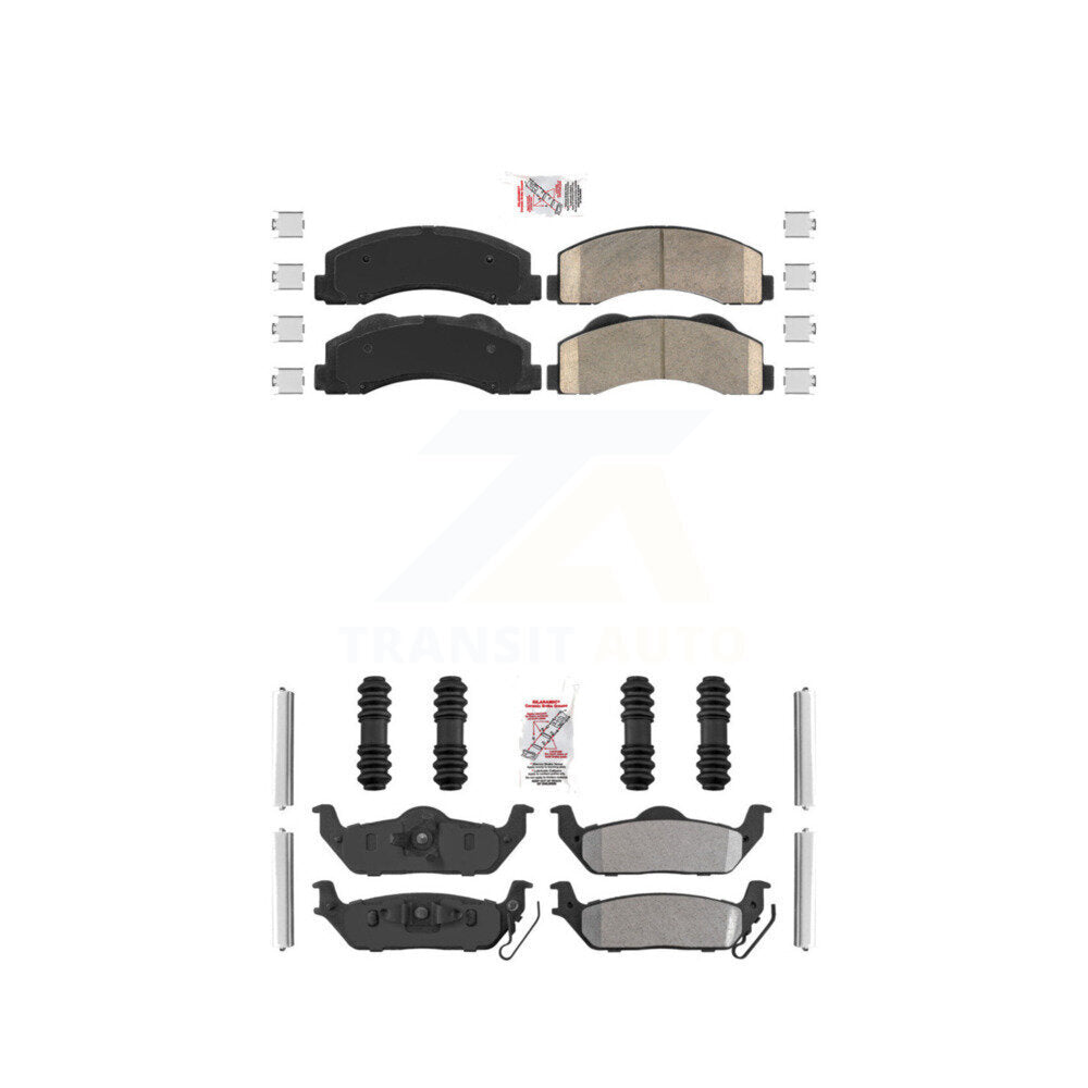 AmeriBRAKES KNF-101562 Disc Brake Pad for 2010-2011 Ford F-150 - Front and Rear