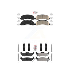 AmeriBRAKES KNF-101562 Disc Brake Pad for 2010-2011 Ford F-150 - Front and Rear