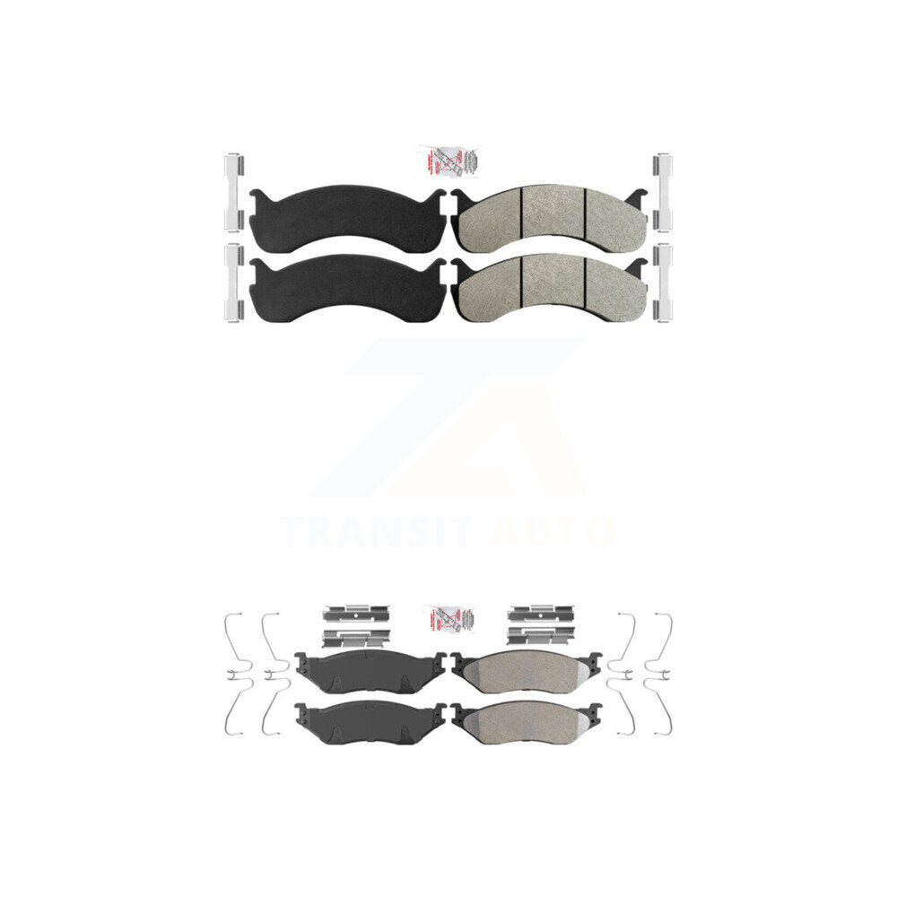 AmeriBRAKES KNF-101566 Disc Brake Pad for 2007-2011 Ford F-53 Motorhome Chassis - Front and Rear