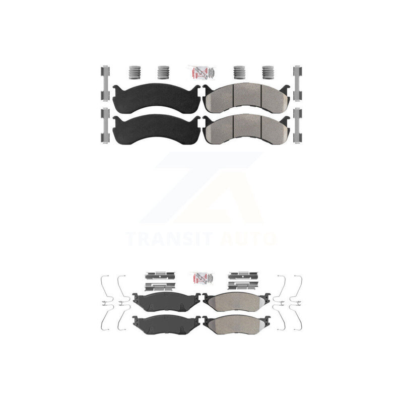 AmeriBRAKES KNF-101572 Disc Brake Pad for 2007-2011 Ford F-53 Motorhome Chassis - Front and Rear