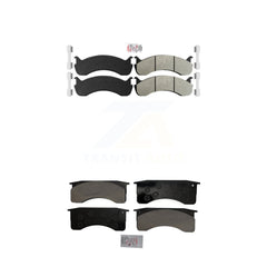 AmeriBRAKES KNF-101573 Disc Brake Pad for 1998-2010 IC Corporation CE School Bus, International 3200 and More - Front and Rear