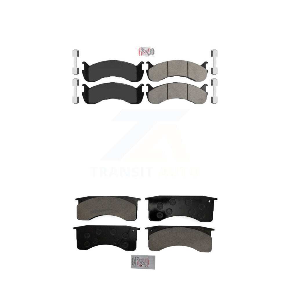 AmeriBRAKES KNF-101575 Disc Brake Pad for 1998-2010 IC Corporation CE School Bus, International 3200 and More - Front and Rear