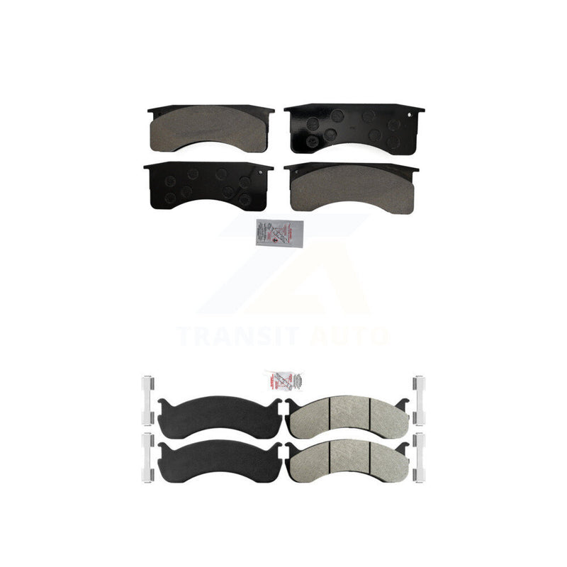AmeriBRAKES KNF-101577 Disc Brake Pad for 1998-2010 IC Corporation CE School Bus, International 3200 and More - Front and Rear