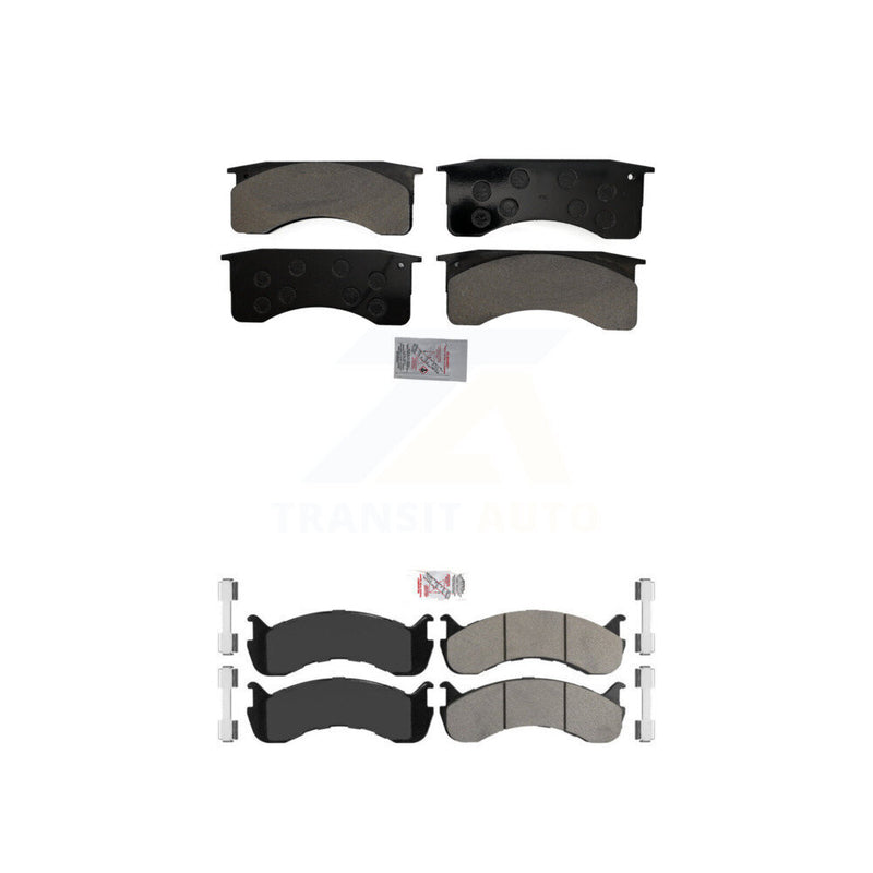 AmeriBRAKES KNF-101578 Disc Brake Pad for 1998-2010 IC Corporation CE School Bus, International 3200 and More - Front and Rear