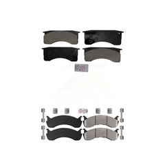 AmeriBRAKES KNF-101579 Disc Brake Pad for 1998-2010 IC Corporation CE School Bus, International 3200 and More - Front and Rear