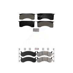 AmeriBRAKES KNF-101580 Disc Brake Pad for 1998-2010 IC Corporation CE School Bus, International 3200 and More - Front and Rear