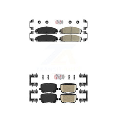 AmeriBRAKES KNF-101595 Disc Brake Pad for 2014-2018 Dodge Charger - Front and Rear