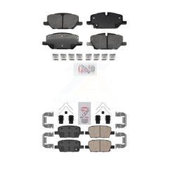 AmeriBRAKES KNF-101596 Disc Brake Pad for 2021-2022 Chevrolet Camaro - Front and Rear