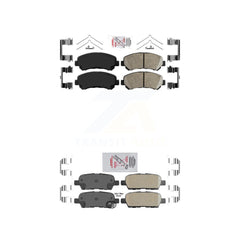 AmeriBRAKES KNF-101600 Disc Brake Pad for 2007-2022 Nissan Maxima, Nissan Juke and More - Front and Rear
