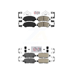 AmeriBRAKES KNF-101601 Disc Brake Pad for 2007-2022 Nissan Maxima, Nissan Juke and More - Front and Rear