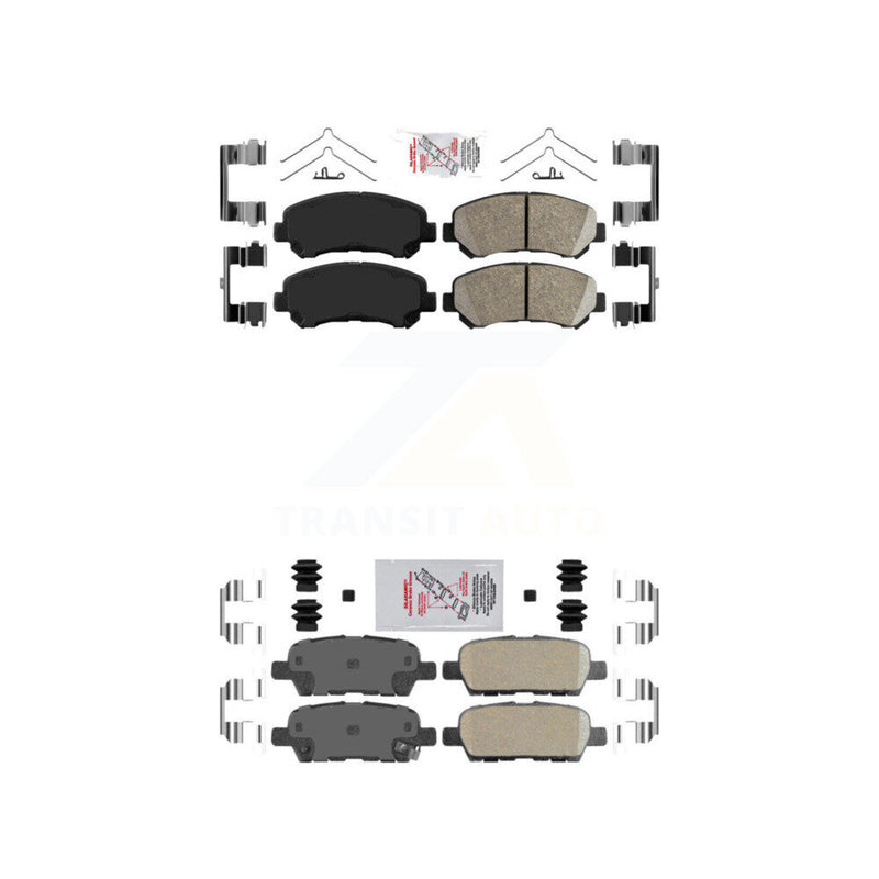 AmeriBRAKES KNF-101601 Disc Brake Pad for 2007-2022 Nissan Maxima, Nissan Juke and More - Front and Rear
