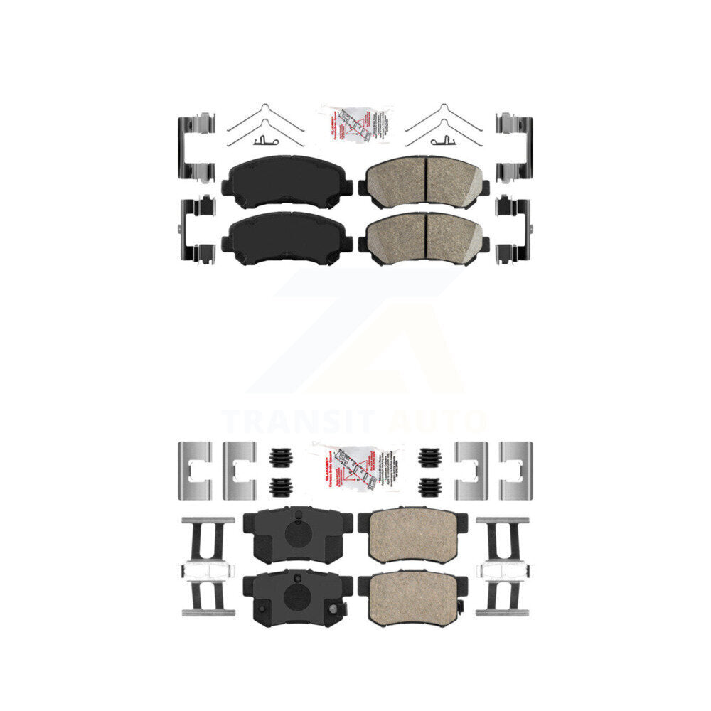 AmeriBRAKES KNF-101604 Disc Brake Pad for 2010-2013 Suzuki Kizashi - Front and Rear