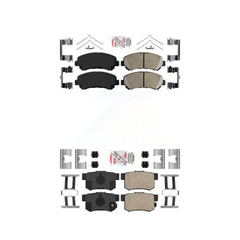 AmeriBRAKES KNF-101604 Disc Brake Pad for 2010-2013 Suzuki Kizashi - Front and Rear