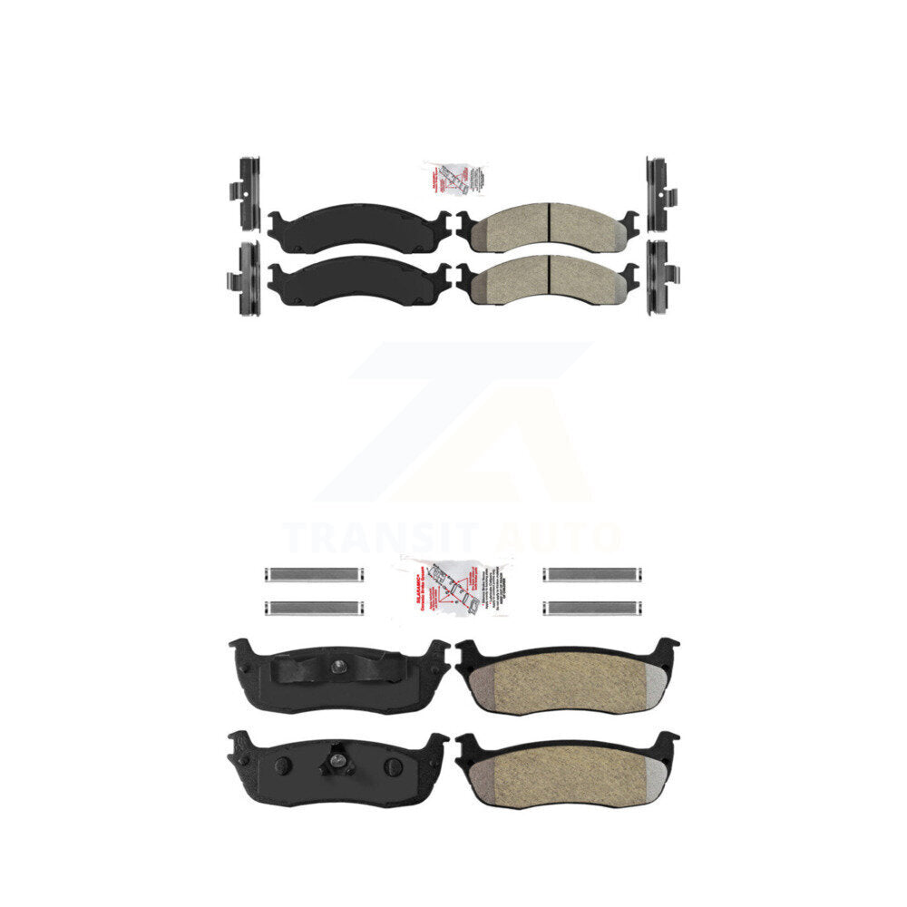 AmeriBRAKES KNF-101605 Disc Brake Pad for 1997-1999 Ford F-250, Ford F-250 HD - Front and Rear