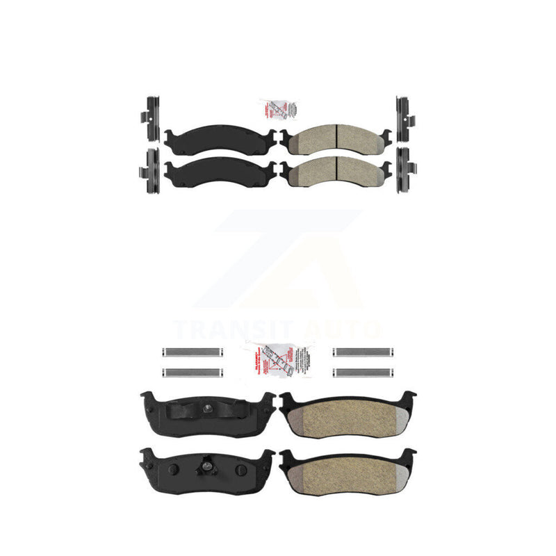 AmeriBRAKES KNF-101605 Disc Brake Pad for 1997-1999 Ford F-250, Ford F-250 HD - Front and Rear