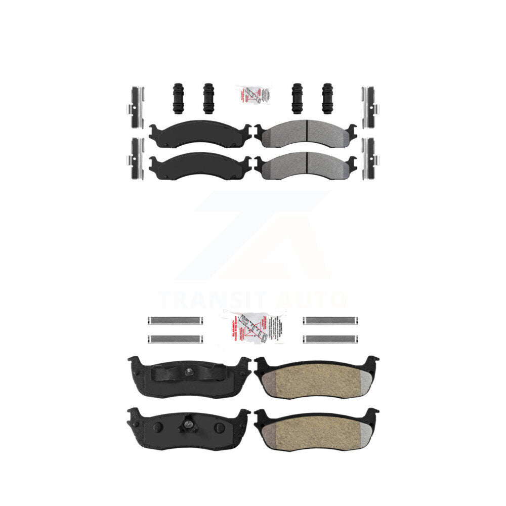 AmeriBRAKES KNF-101606 Disc Brake Pad for 1997-1999 Ford F-250, Ford F-250 HD - Front and Rear