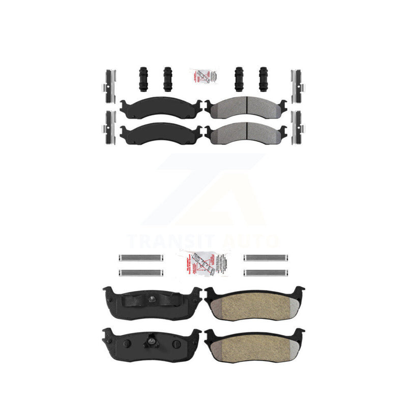AmeriBRAKES KNF-101606 Disc Brake Pad for 1997-1999 Ford F-250, Ford F-250 HD - Front and Rear