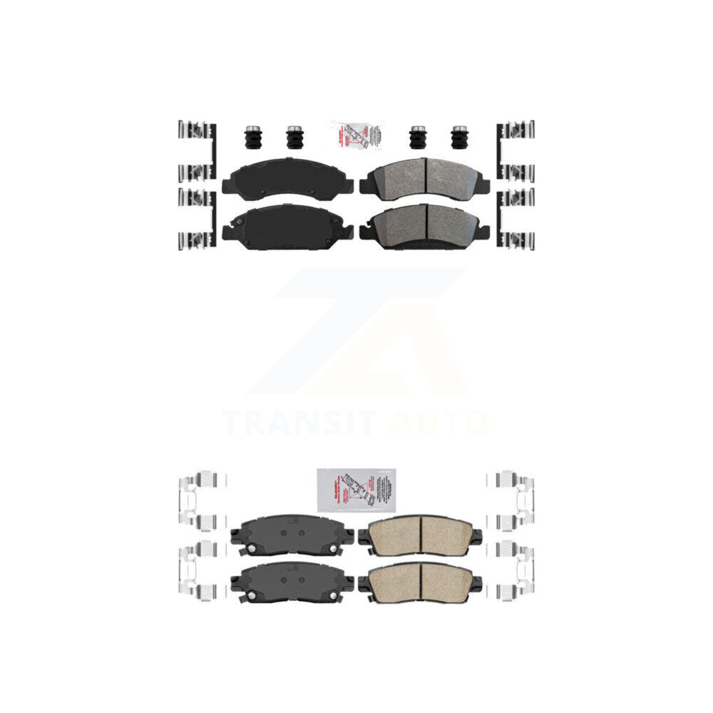 AmeriBRAKES KNF-101607 Disc Brake Pad for 2013-2016 Cadillac XTS - Front and Rear