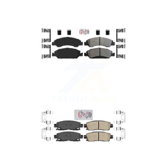 AmeriBRAKES KNF-101607 Disc Brake Pad for 2013-2016 Cadillac XTS - Front and Rear