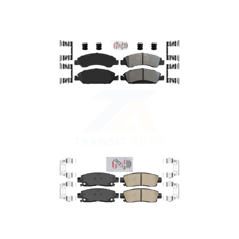 AmeriBRAKES KNF-101607 Disc Brake Pad for 2013-2016 Cadillac XTS - Front and Rear